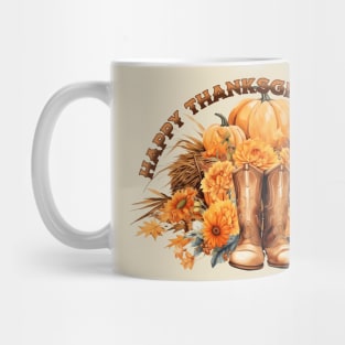 Western Thanksgiving Mug